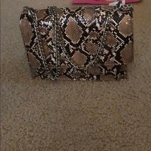 Pink Lily NWT Snakeskin Purse